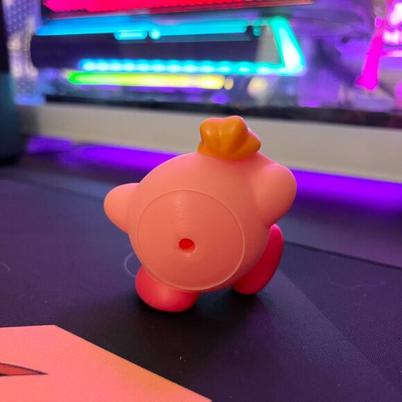 Cute Kirby Mini Figure, with star wand - Picture 2 of 3